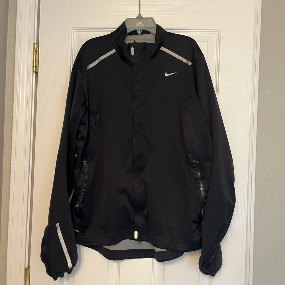 Nike Men's Storm Fit Lightweight Reflective Running Jacket, sz L